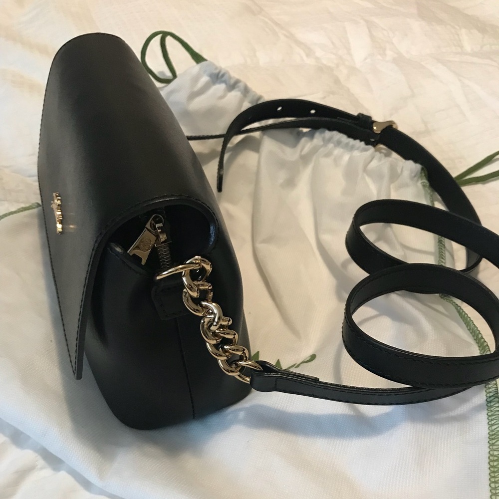 Longchamp Black Leather Crossbody Bag - Picture 2 of 7